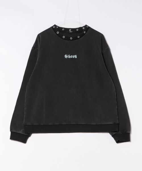トレーナー スウェット gibous/ギボス/gibous powder eyelet logo tra レディース gibous トレーナー スウェット gibous/ギボス/gibous powder