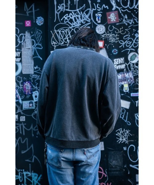トレーナー スウェット gibous/ギボス/gibous powder eyelet logo tra レディース gibous トレーナー スウェット gibous/ギボス/gibous powder