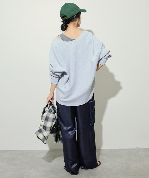 未使用タグ付き!IENA コットンサテンカーゴパンツ SLOBE IENA カーゴパンツ サテンカーゴパンツ レディース