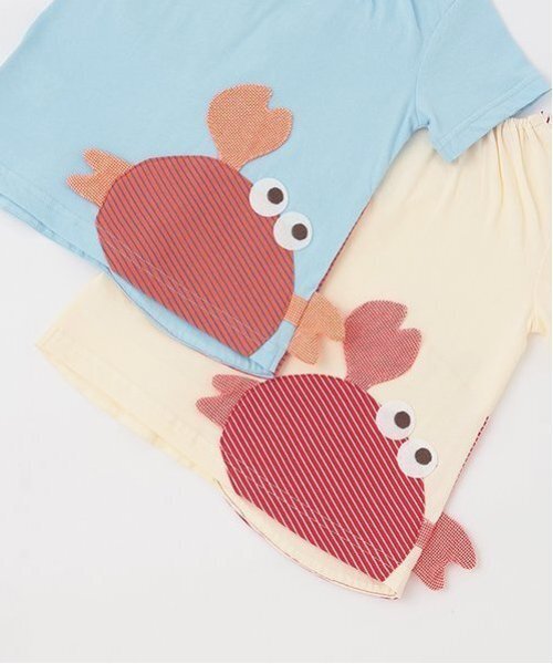 ベイビーチアー 90cm Tシャツ4点セット babycheer（ベイビーチアー） tシャツ カニTシャツ キッズ 子供服