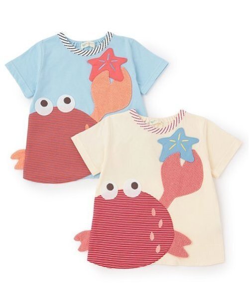 ベイビーチアー 90cm Tシャツ4点セット babycheer（ベイビーチアー） tシャツ カニTシャツ キッズ 子供服