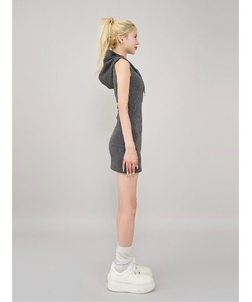 darich ラメスウェットミニワンピース Darich（ダーリッチ） ワンピース ラメスウェットミニワンピース