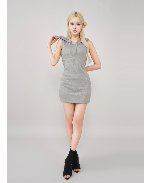 Darich（ダーリッチ） ワンピース ラメスウェットミニワンピース