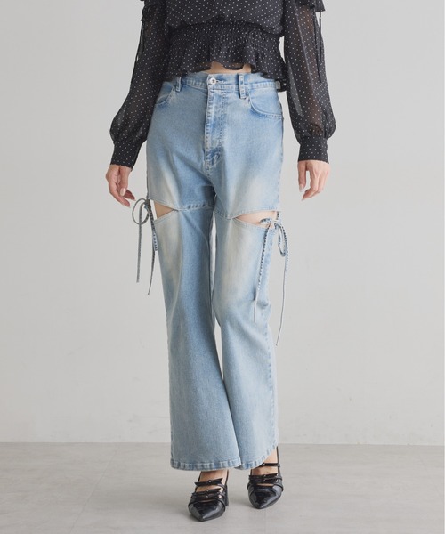 one after another NICE CLAUP ジーンズ デニム デニムパンツ 「再入荷