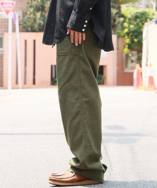 パンツ or Slow cotton white pants 楽天市場】or slow オアスロウ オリジナルセルビッチ ホワイト