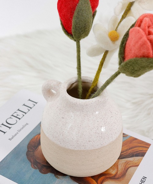 emesuelee 花瓶 フラワーベース ピッチャー 陶器 : ZOZOTOWN Yahoo!店