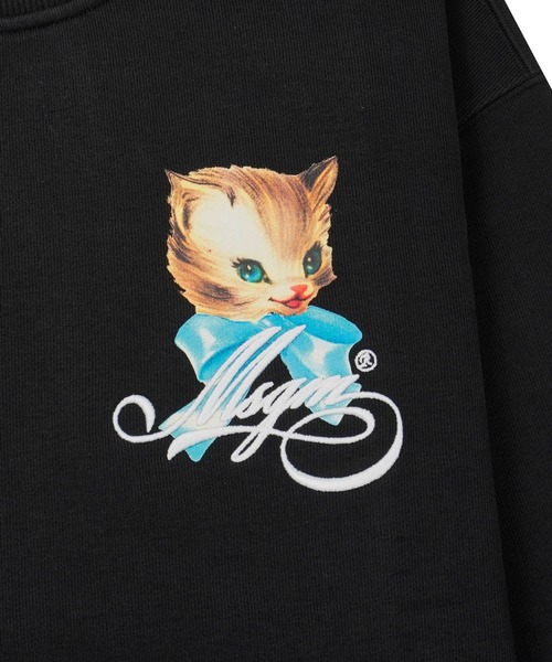トレーナー スウェット MSGM CUTE KITTY ミニグラフィック スウェットシャツ レディース