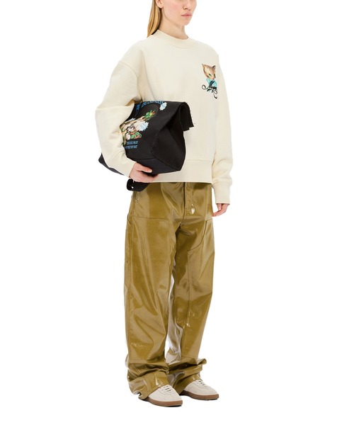 トレーナー スウェット MSGM CUTE KITTY ミニグラフィック スウェットシャツ レディース
