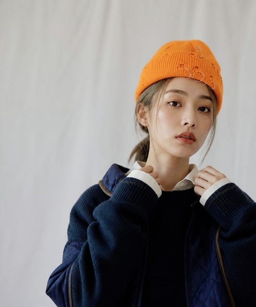 BURNER（バーナー） ニット帽 ニットキャップ レディース 「OKUOKU