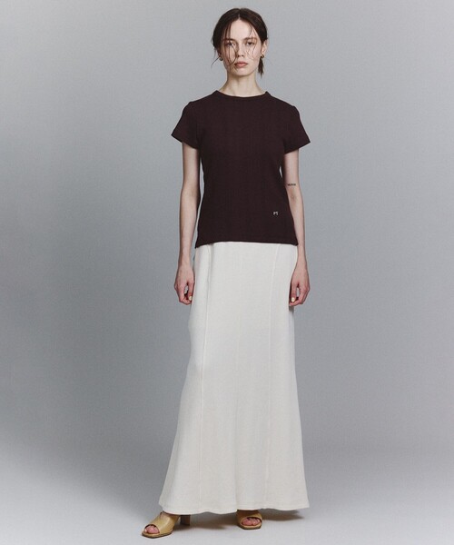 「MILLER」 半袖カットソー FREE ワイン レディース_画像4