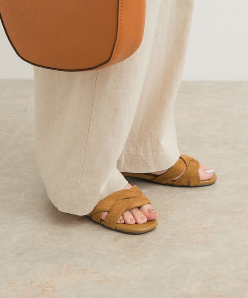 「URBAN RESEARCH DOORS」 フラットサンダル 38 ブラック レディース_画像3
