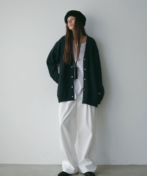 ETRE TOKYO（エトレトウキョウ） カーディガン Champion REVERSE WEAVE