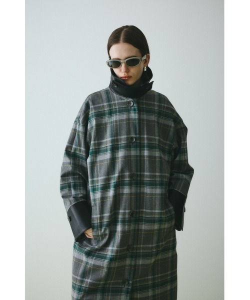 HeRIN.CYE コート アウター Bi color long coat バイカラーロング