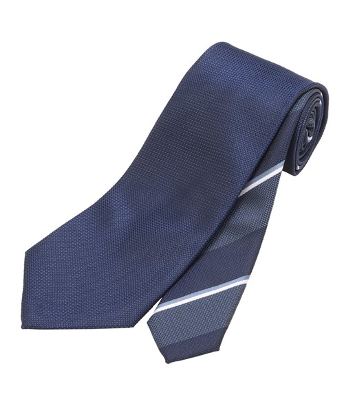 【美品】バーバリーブラックレーベル ネクタイ ネイビー 濃紺 モノグラム 日本製 美品】バーバリーブラックレーベル ネクタイ ネイビー 濃紺 モノグラム