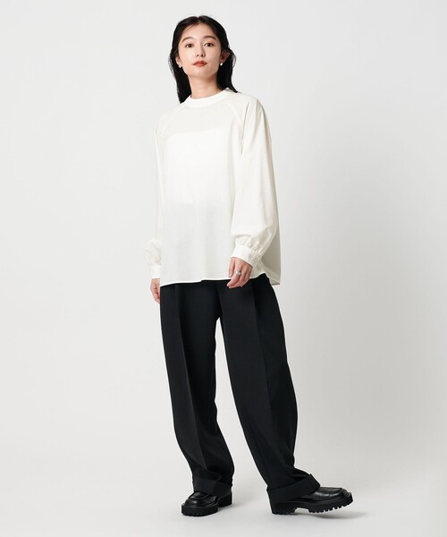 MARW UNITED ARROWS バルーンスリーブ スタンドカラーブラウス MARW UNITED ARROWS（マルゥ ユナイテッドアローズ） ブラウス シャツ