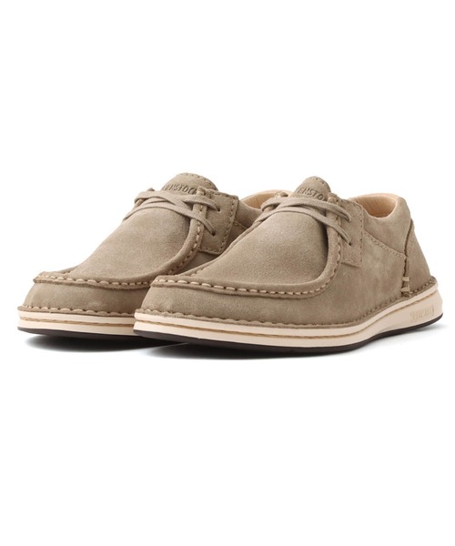 デッキシューズ BIRKENSTOCK PASADENA LEVE TAUPE / ビルケンシュトック パサデナ レーヴェ トープ メンズの画像