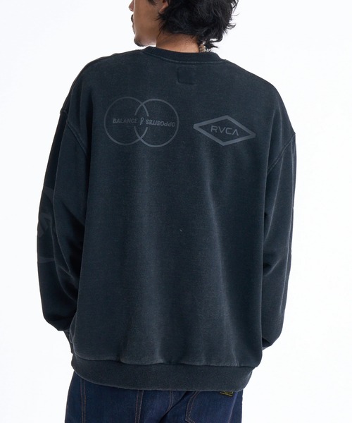 RVCA トレーナー Sサイズ ブラック ★期間限定寝下げ RVCA（ルーカ） トレーナー スウェット メンズ レディース : ZOZOTOWN