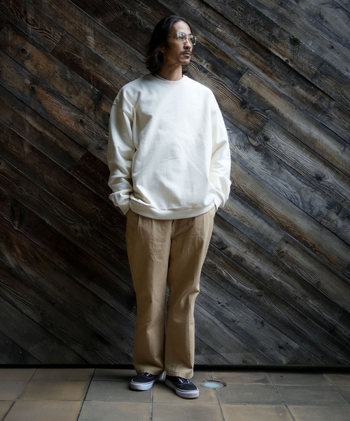 RVCA 裏起毛トレーナー ベージュ S ★期間限定寝下げ！ RVCA（ルーカ） トレーナー スウェット メンズ レディース : ZOZOTOWN