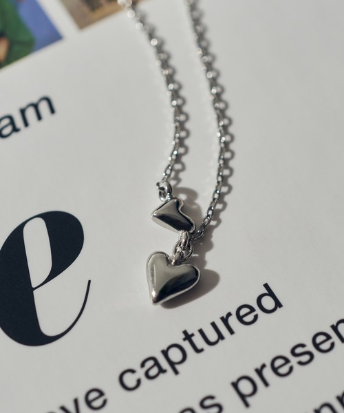 GOLDY（ゴールディ） ネックレス プチ ツインズ ハート ネックレス