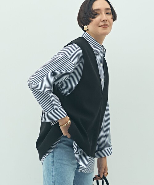 NOLLEY'S（ノーリーズ） ベスト ジレ ウォッシャブルストレッチ
