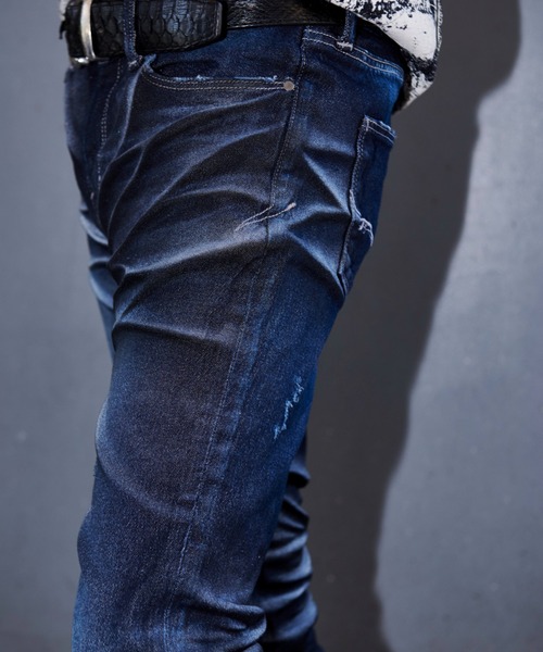 FUGA ジーンズ 「FUGA/フーガ」立体加工デニムパンツ メンズ