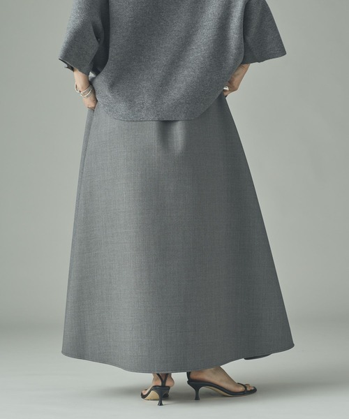 Curensology（カレンソロジー） スカート /ウールボンディングフレア