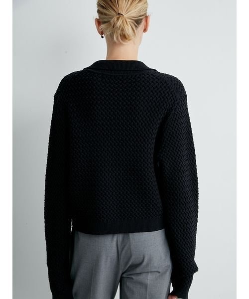 「styling/」 長袖ニット FREE ブラック レディース_画像9