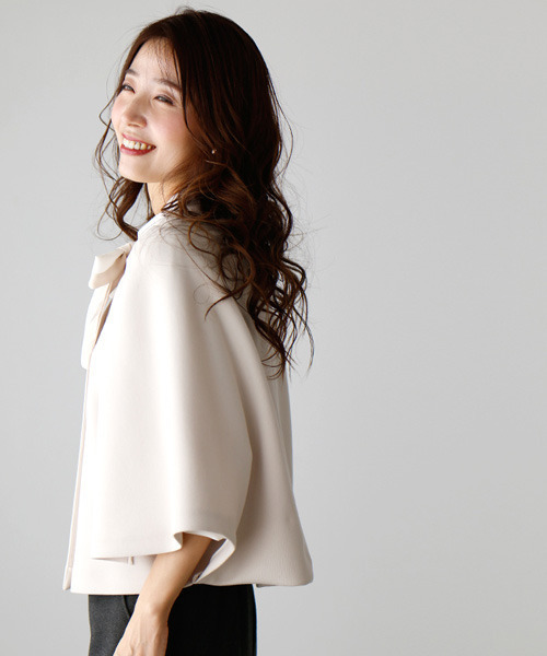 「Ehre style」 ポンチョ FREE ベージュ レディース_画像3