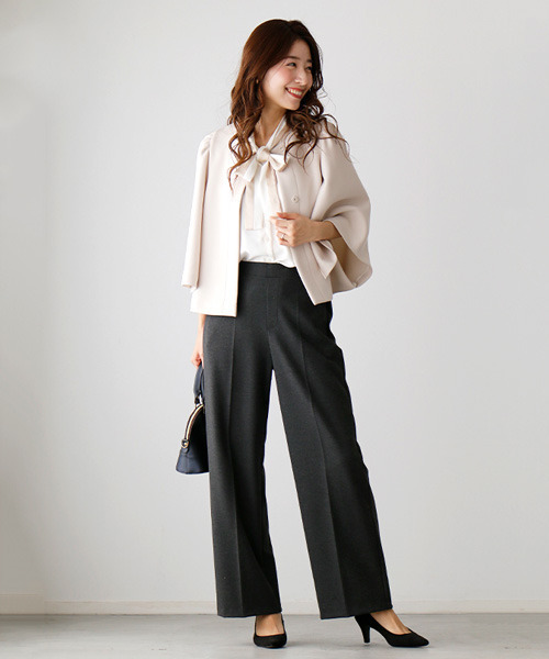 「Ehre style」 ポンチョ FREE ベージュ レディース_画像5