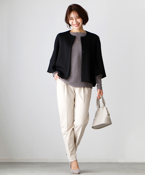 「Ehre style」 ポンチョ FREE ベージュ レディース_画像6