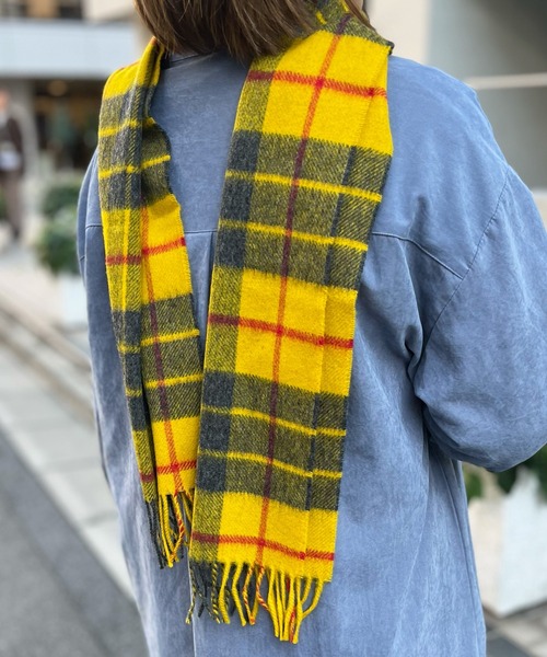 マフラー ストール 「MOON」ムーン 英国製 Merino Lambs Wool メリノ