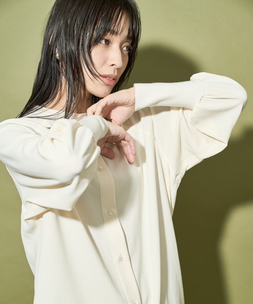 「Audrey and John Wad」 長袖ブラウス FREE ホワイト レディース_画像9