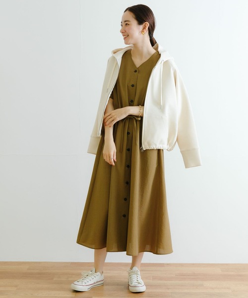 「URBAN RESEARCH」 半袖ワンピース 38 ブルー レディースの画像