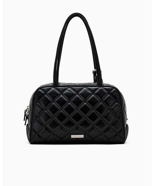 MARC JACOBS ブラックキルティングレザーショルダーバッグ MARC JACOBS（マーク・ジェイコブス） ショルダーバッグ バッグ THE