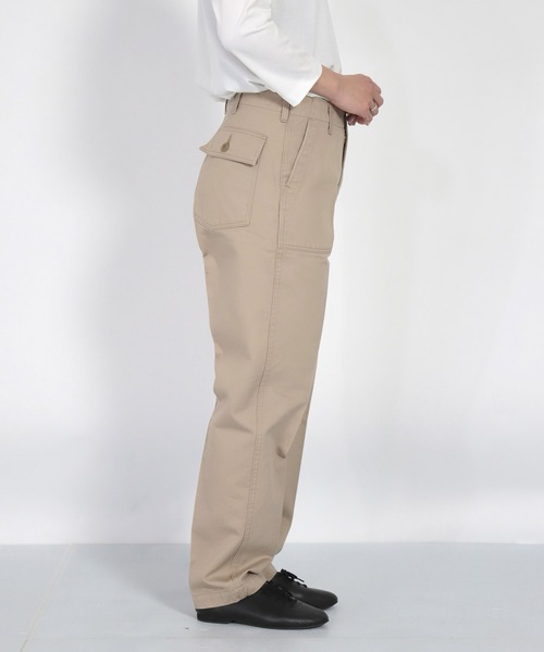 「D.M.G.」 チノパンツ S ネイビー レディース_画像4