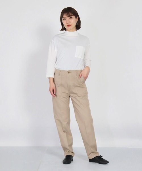 「D.M.G.」 チノパンツ S ネイビー レディース_画像9