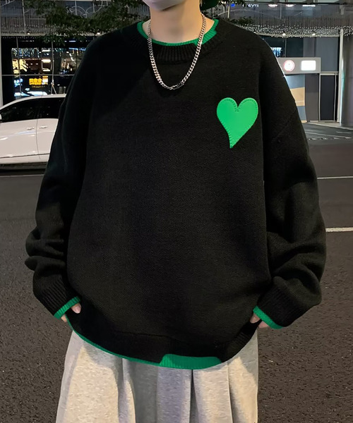 「DEVICE」 長袖ニット FREE ブラック メンズ_画像2