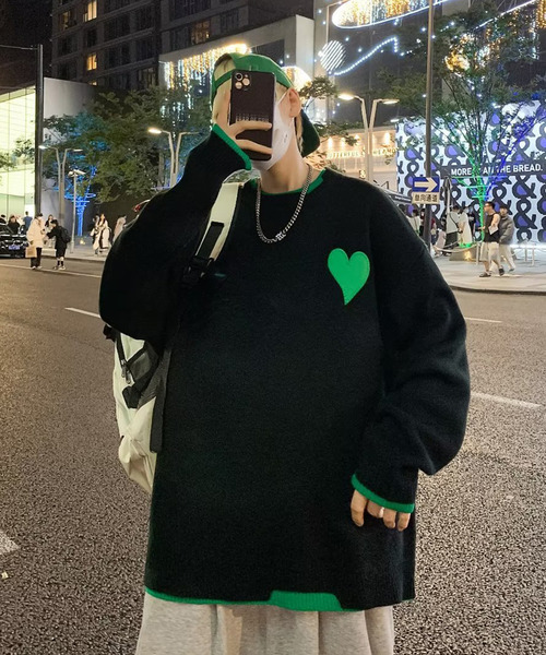 「DEVICE」 長袖ニット FREE ブラック メンズ_画像3