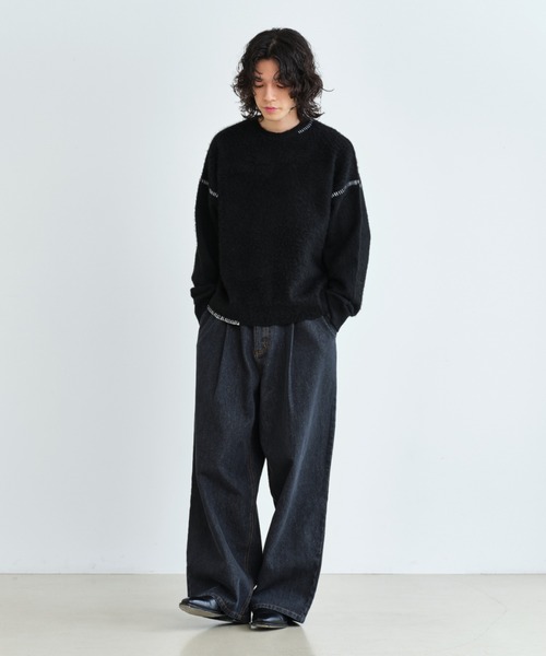 ブラック/Sサイズ♬長袖ニット セーター SINSS 長袖ニット LARGE ブラック メンズ : ZOZOTOWN Yahoo!店 - 通販
