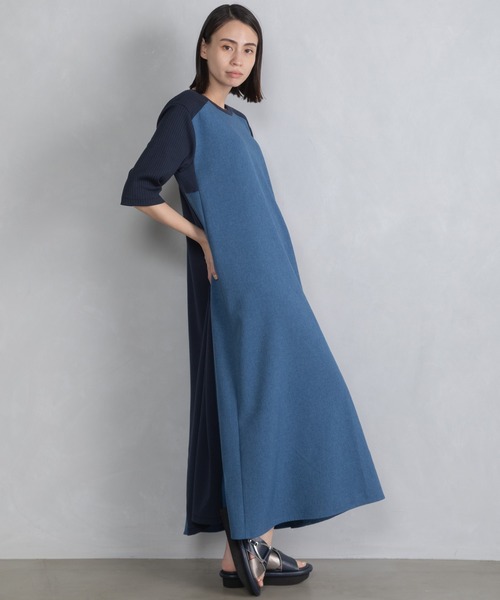 「MARECHAL TERRE」 半袖ワンピース MEDIUM モカ レディースの画像