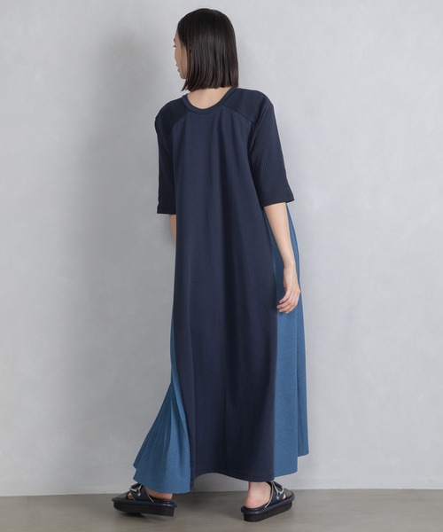 「MARECHAL TERRE」 半袖ワンピース MEDIUM モカ レディースの画像