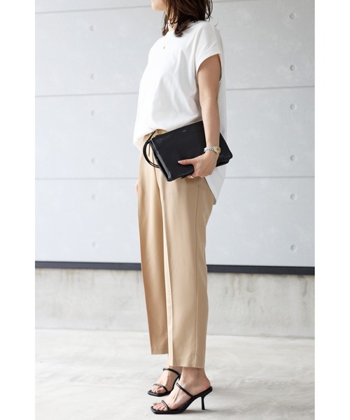 「Bonjour Sagan」 イージーパンツ FREE オフホワイト レディース_画像3