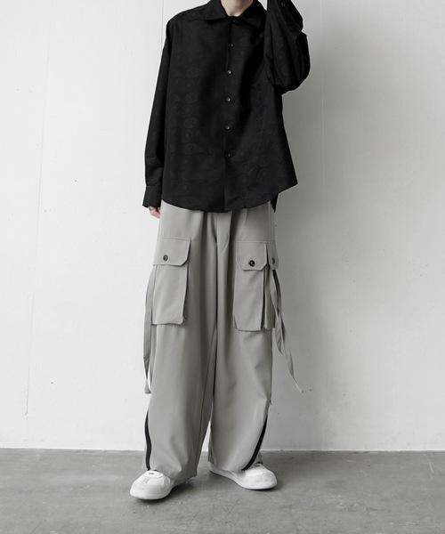 「Casper John」 カーゴパンツ SMALL ブラック メンズ_画像4