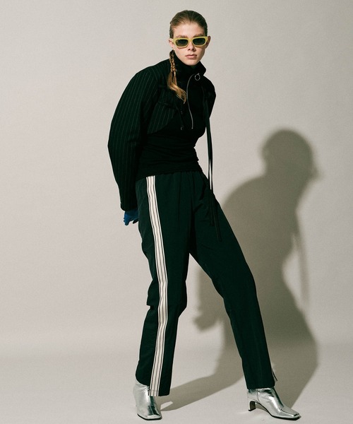 「MAISON SPECIAL」 ノーカラージャケット FREE ブルー レディース_画像7