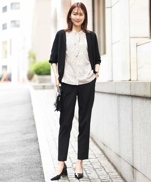 「OFUON le MK」 「OFUON le MK」スラックス 36 ダークグレー レディース_画像8