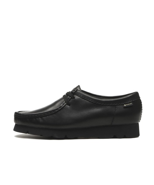 【牛丸】Clarks ブラック モカシン ゴアテックス Clarks（クラークス） デッキシューズ モカシン Clarks / Wallabee