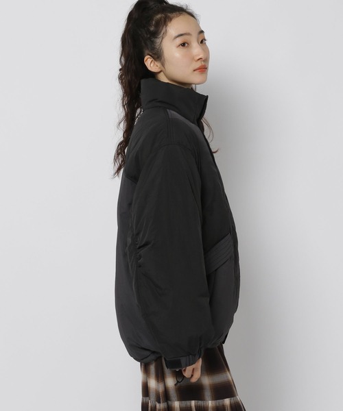 「niko and...」 ブルゾン「ALLIED FEATHER+DOWNコラボ」 LARGE チャコール レディース_画像9