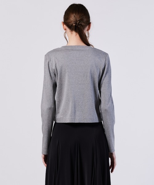 「DOUBLE STANDARD CLOTHING」 長袖カットソー FREE ブラック レディース_画像4