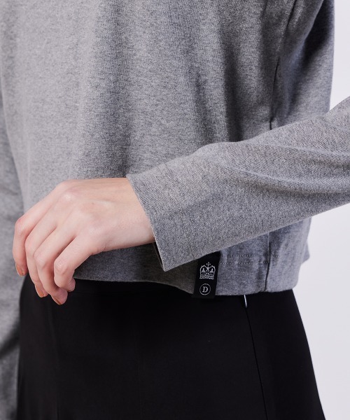 「DOUBLE STANDARD CLOTHING」 長袖カットソー FREE ブラック レディース_画像9