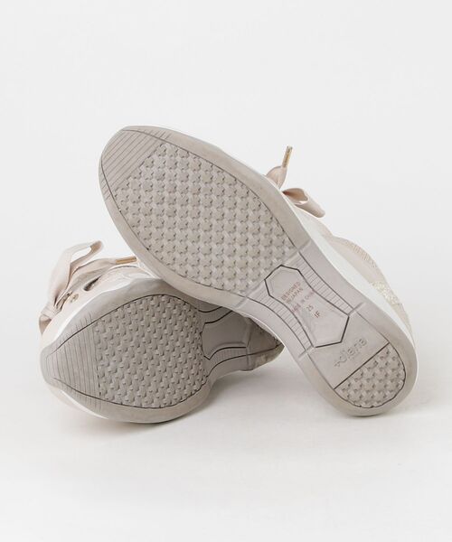 「+diana」 ローカットスニーカー 25.0cm ベージュ レディース_画像3